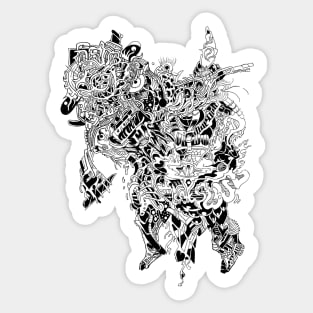 Monster of Hell Sticker